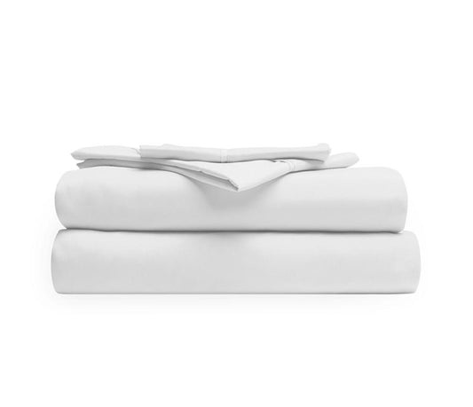25% Off! - Velluto Sheet Set - Crisp White